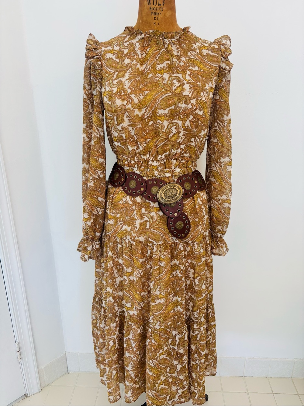 Moon River Boho Maxi Dress Size Small